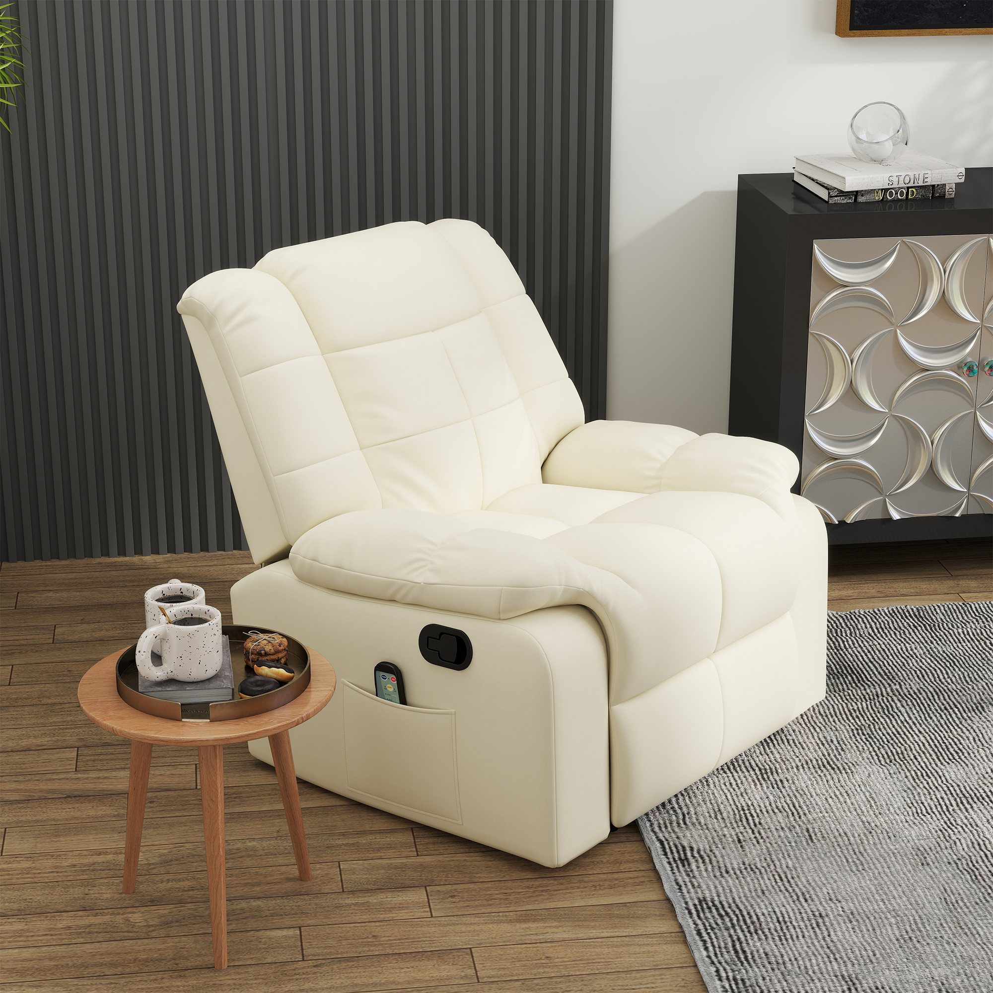 HOMCOM Relaxsessel mit Liegefunktion manuell, Belastbarkeit 160 kg, Elektri günstig online kaufen