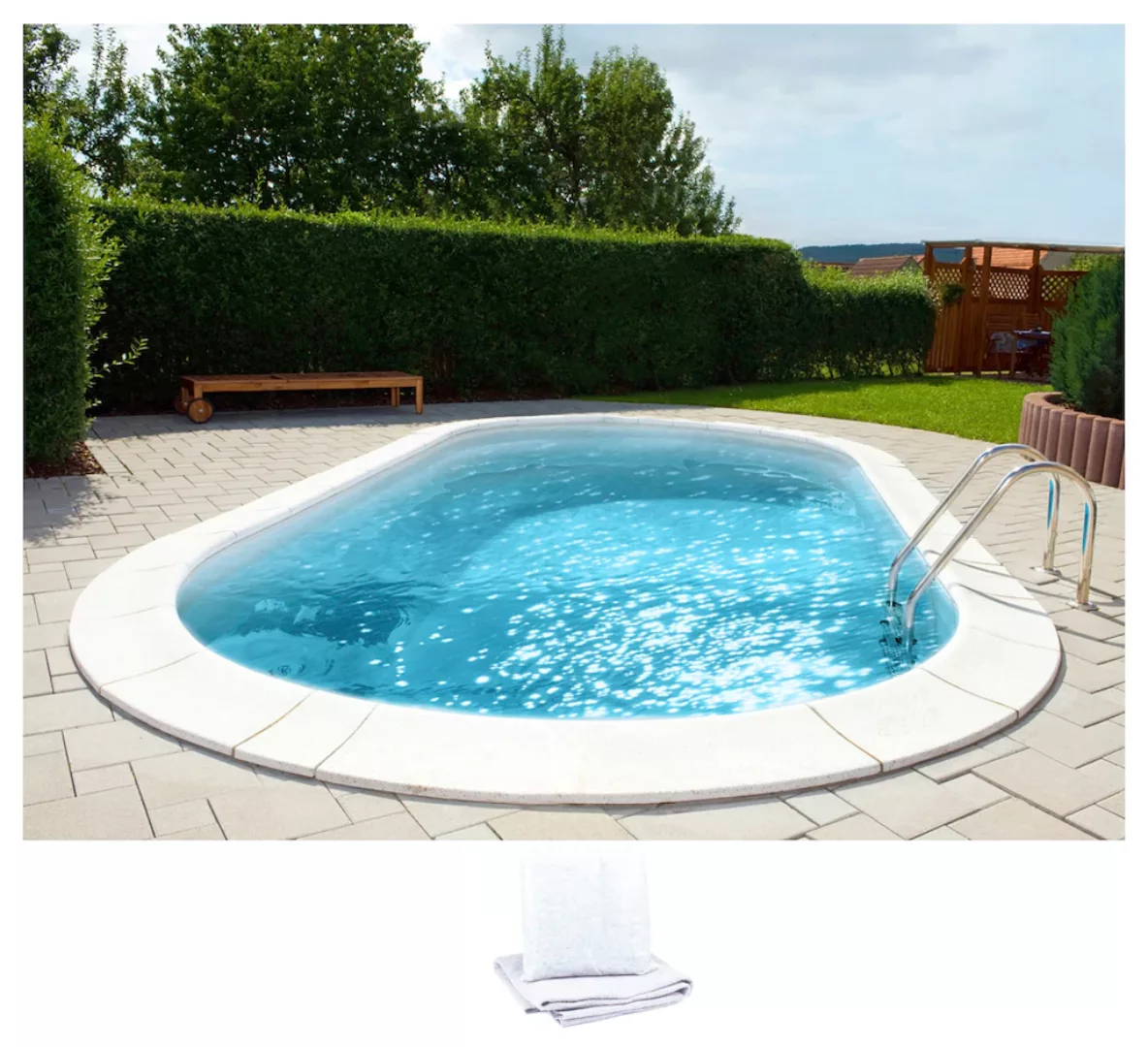 my POOL BWT Ovalpool "PREMIUM mit sandfarbener Innenfolie", (Set, 2 tlg.), günstig online kaufen