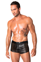 perforierte Wetlook Shorts günstig online kaufen