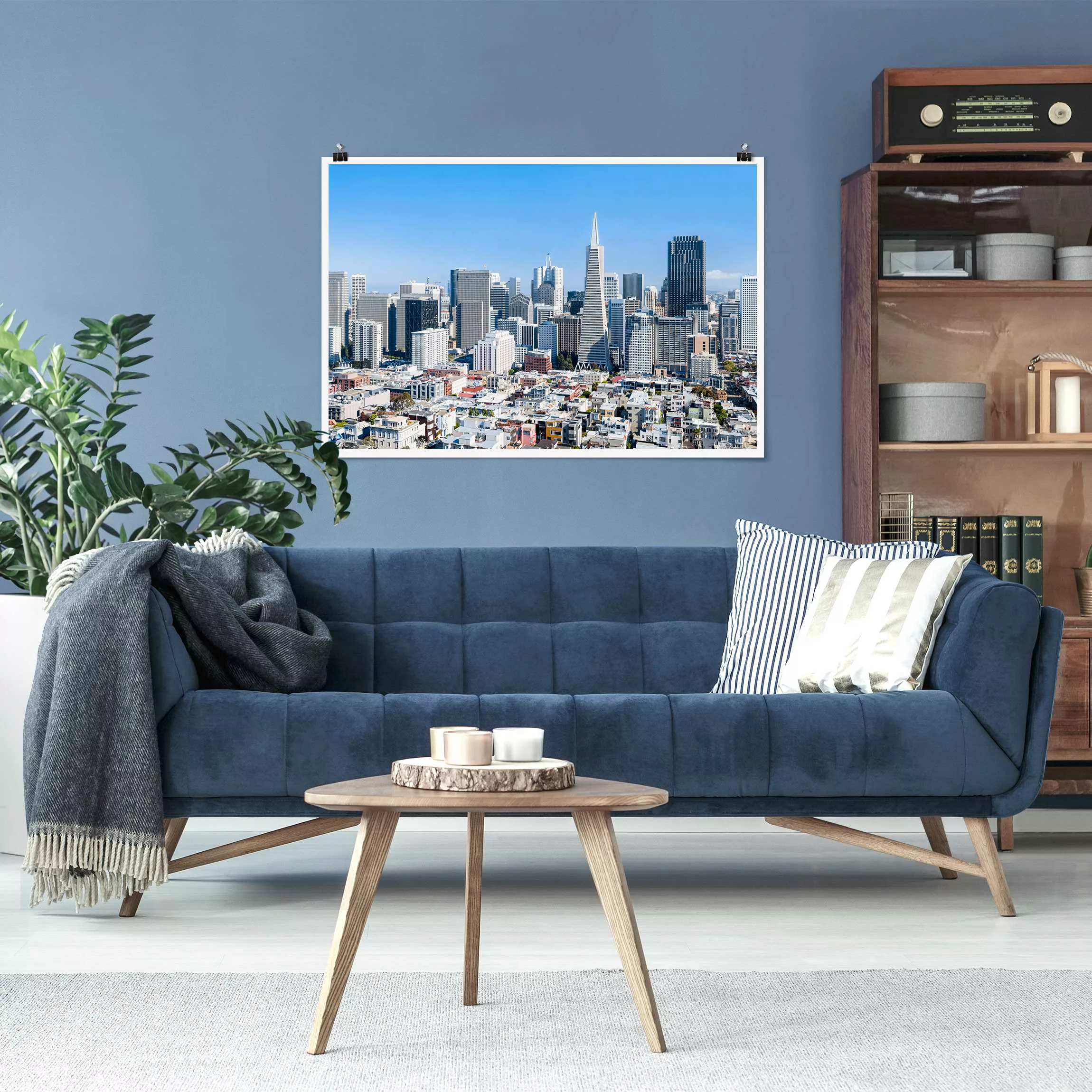 Poster San Francisco Skyline günstig online kaufen