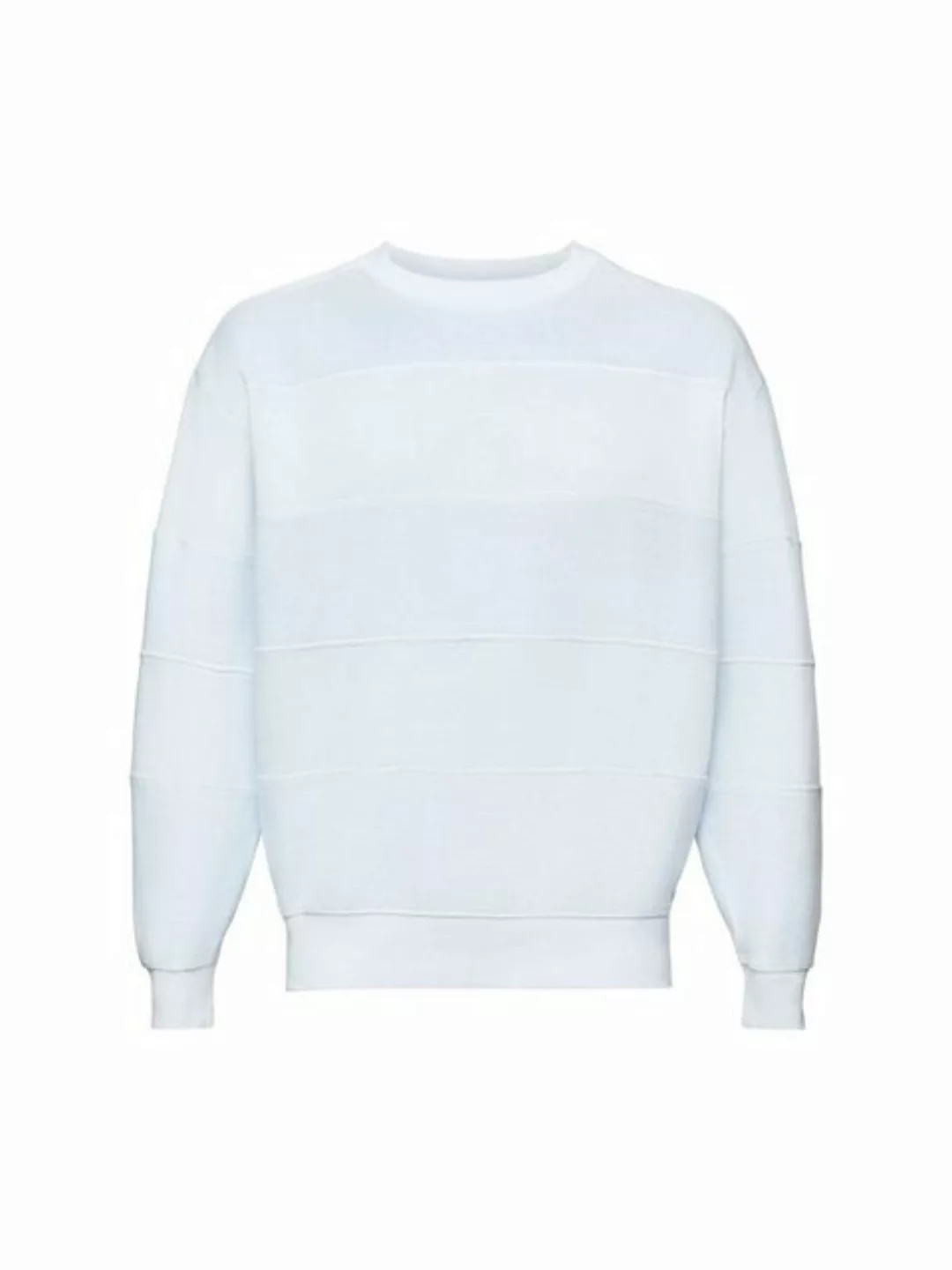 Esprit Sweatshirt Strukturiertes Sweatshirt aus Bio-Baumwolle (1-tlg) günstig online kaufen