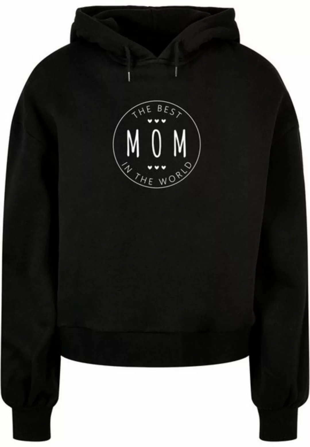 Merchcode Kapuzenpullover "Damen Ladies Mothers Day - The best mom Oversize günstig online kaufen
