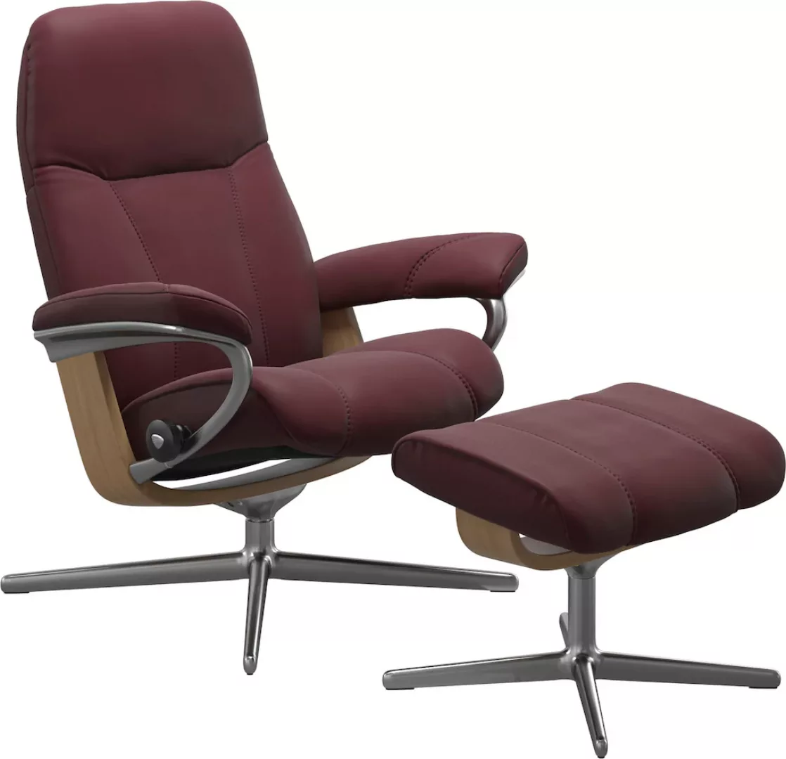 Stressless Relaxsessel "Consul", (Set, Relaxsessel mit Hocker), mit Hocker, günstig online kaufen