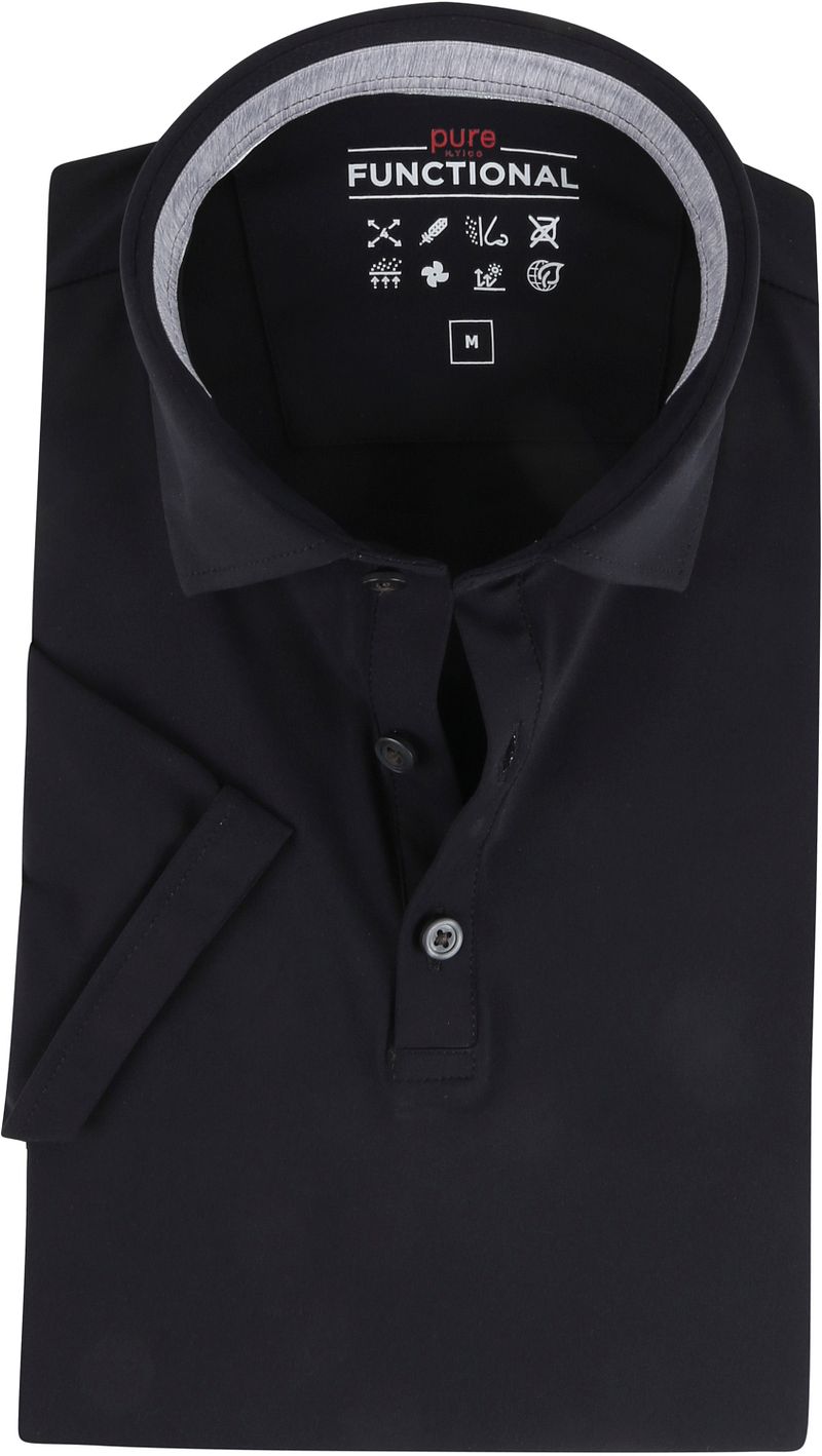 Pure Functional Polo Shirt Schwarz - Größe 3XL günstig online kaufen