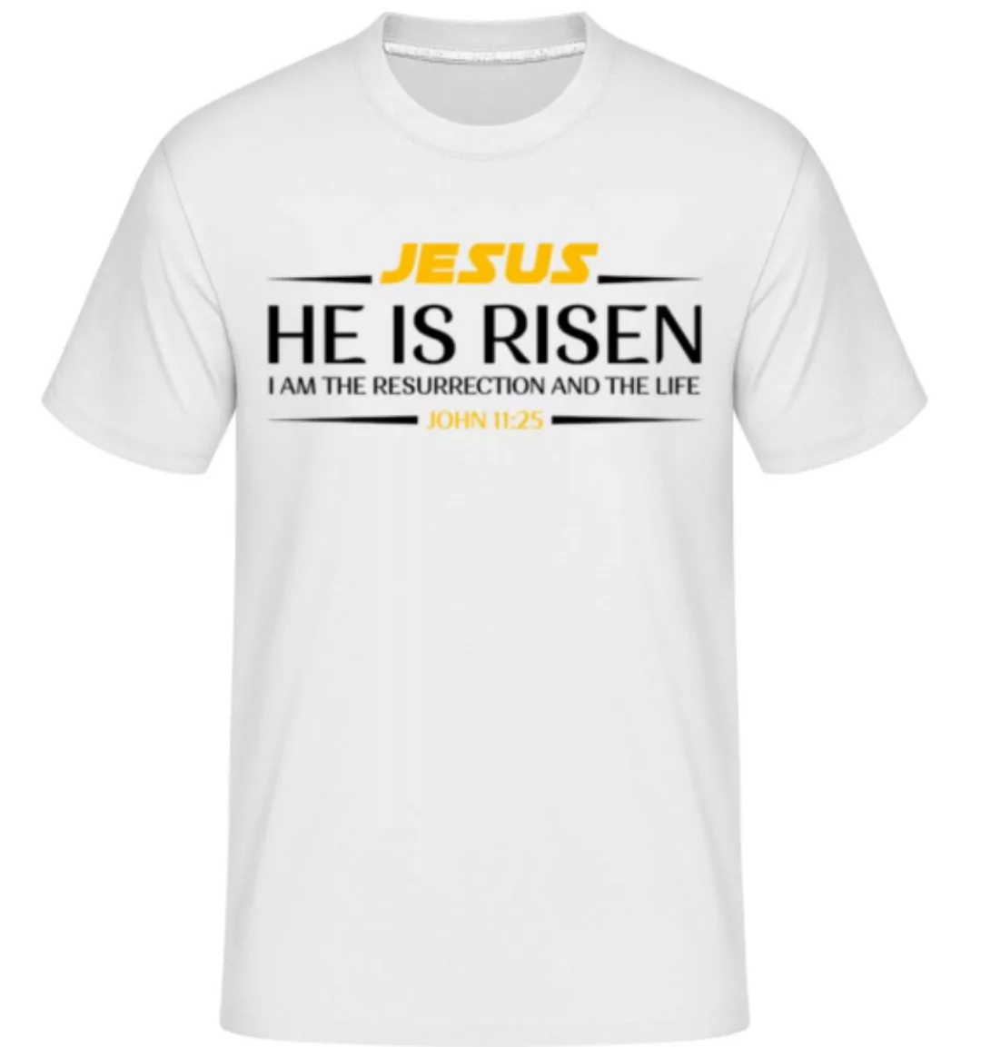 Jesus Is Risen · Shirtinator Männer T-Shirt günstig online kaufen