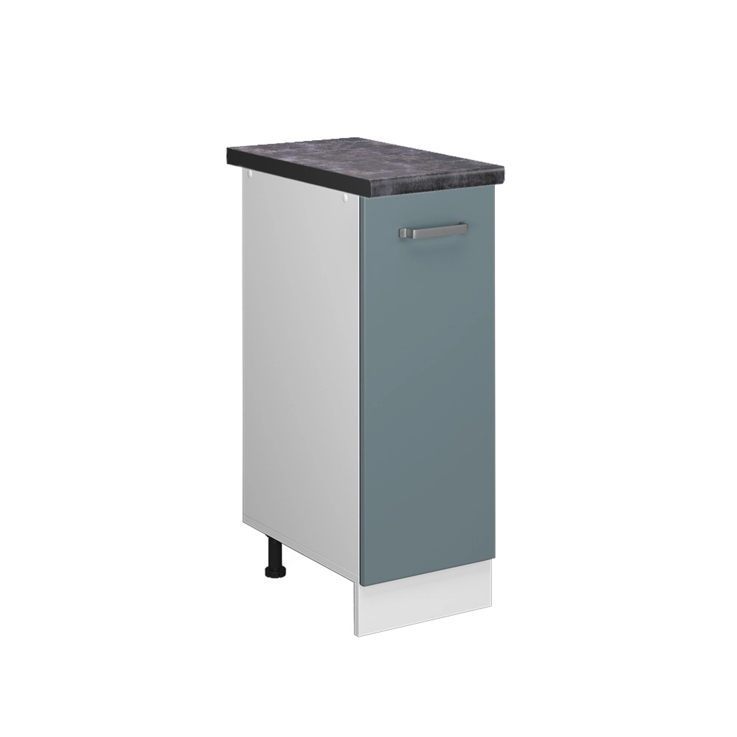 Vicco Apothekerschrank R-Line, Blau-Grau/Weiß, 30 cm, günstig online kaufen