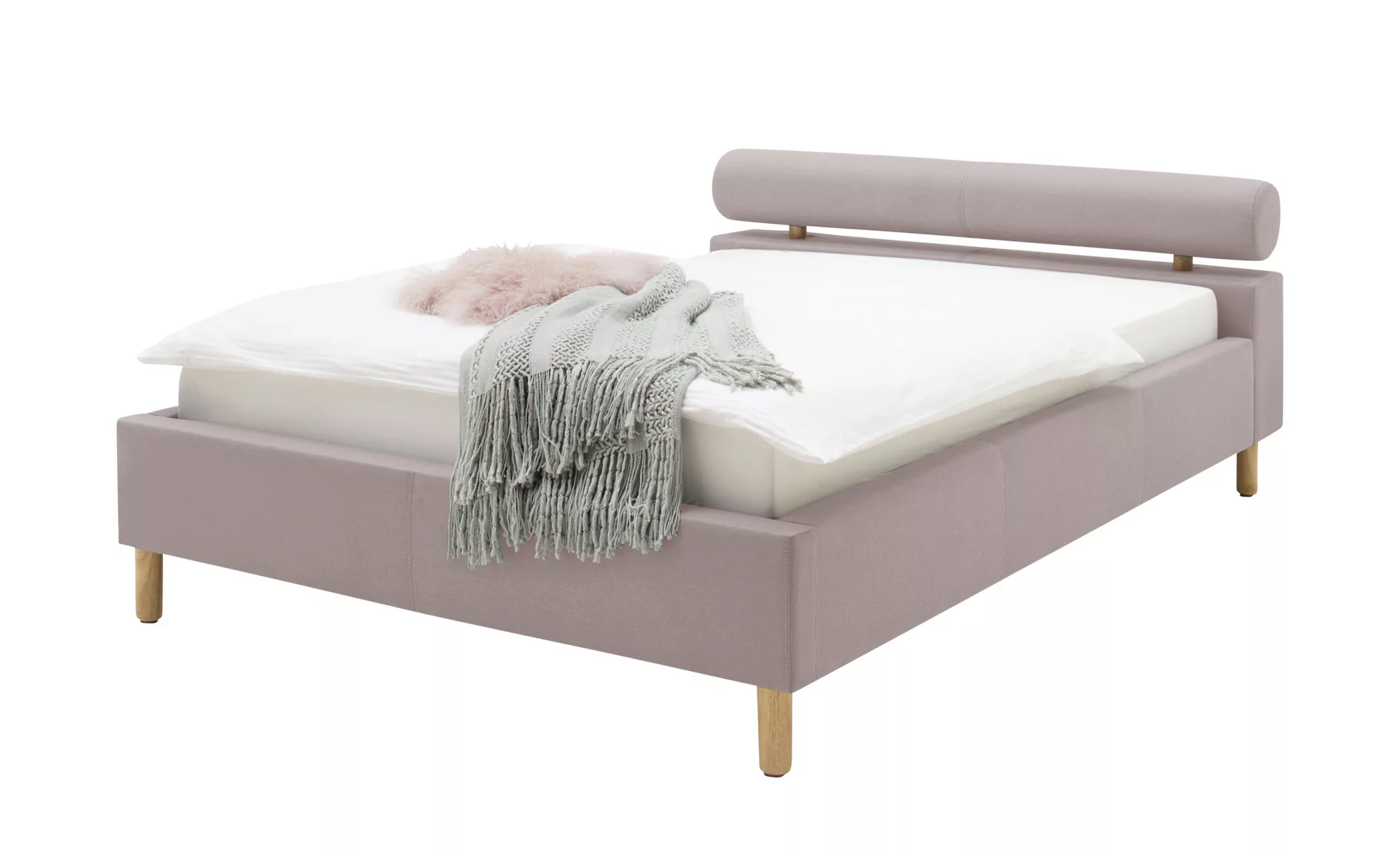 Polsterbett - rosa/pink - 136,5 cm - 229 cm - 79 cm - Betten > Einzelbetten günstig online kaufen