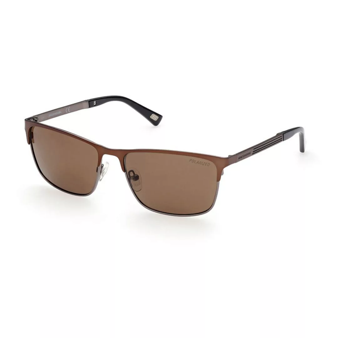 Skechers Se6135 Sonnenbrille 57 Matte Dark Brown günstig online kaufen