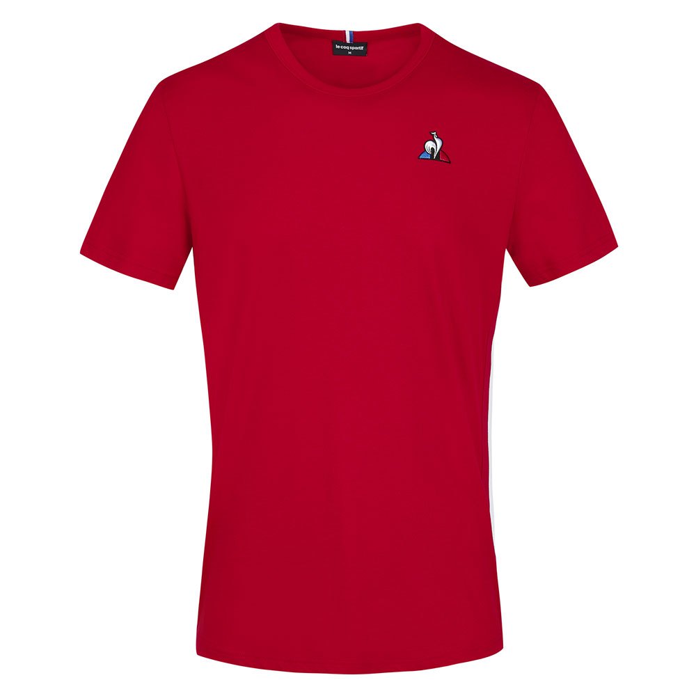Le Coq Sportif Tri N2 Kurzärmeliges T-shirt XL Pure Red günstig online kaufen