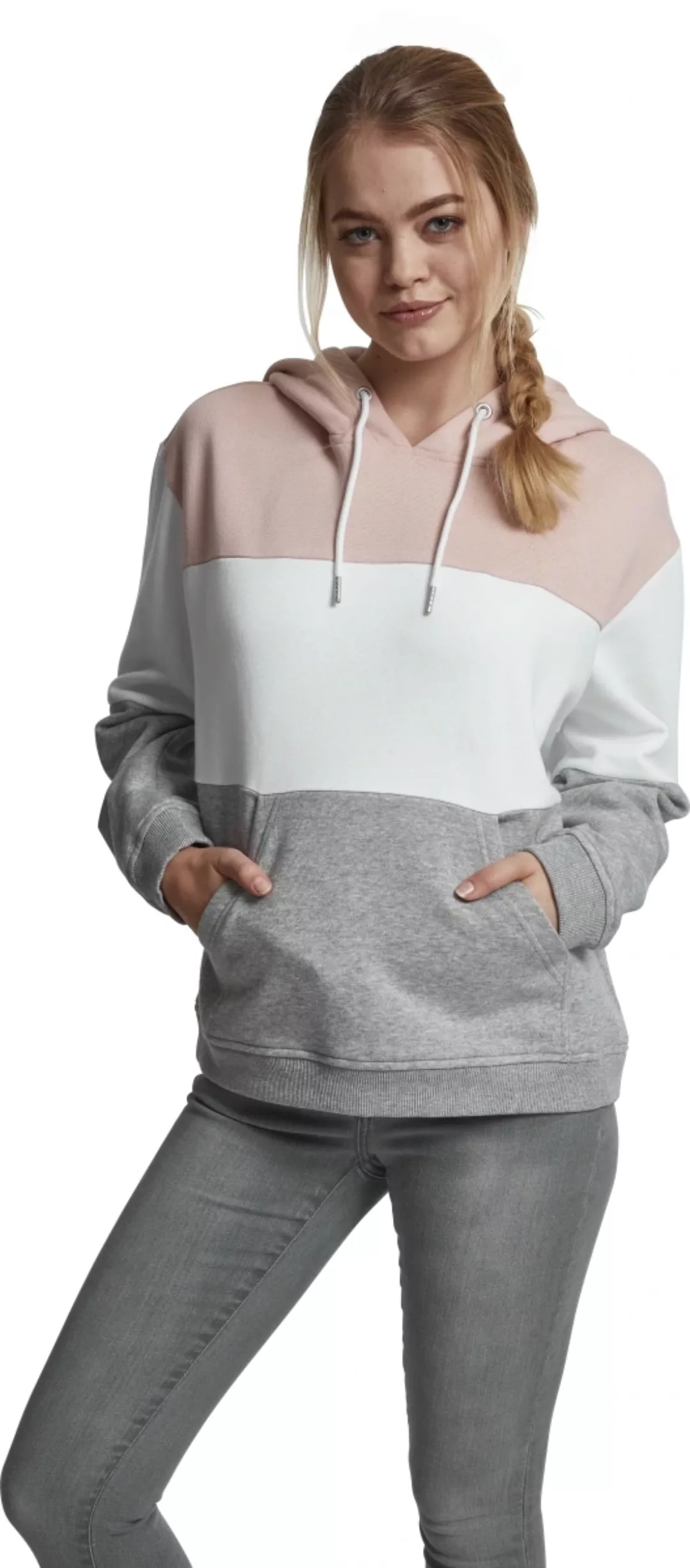 URBAN CLASSICS Rundhalspullover "Urban Classics Damen Ladies Oversize 3-Ton günstig online kaufen