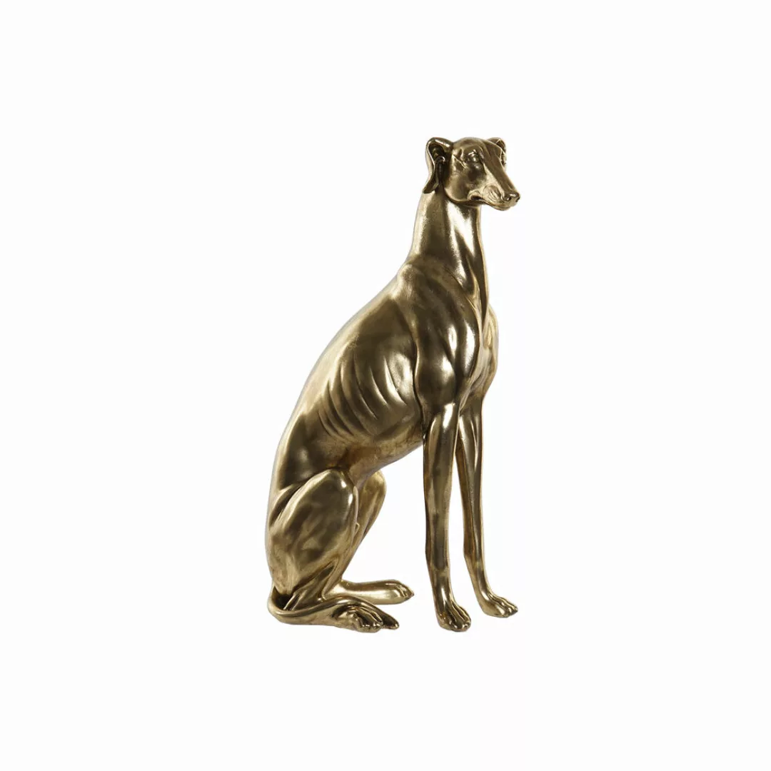 Deko-figur Dkd Home Decor Golden Harz Hund (31 X 20 X 54 Cm) günstig online kaufen