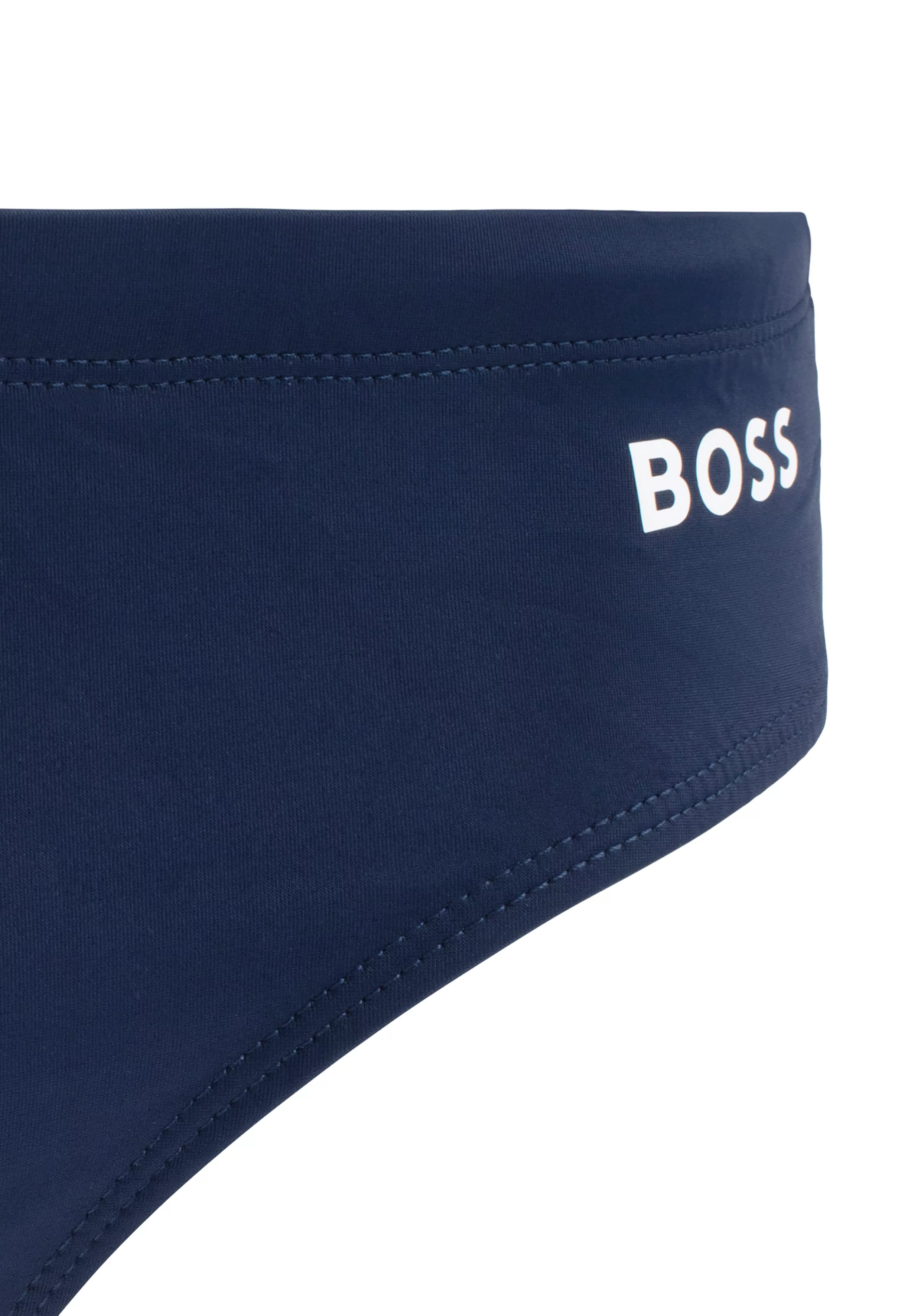BOSS Badehose "Brief John", mit kontrastfarbenem BOSS Logo-Schriftzug günstig online kaufen