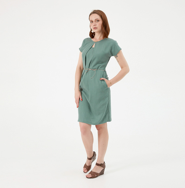Tencel Kleid Soul Explosion In Zwei Frischen Farben günstig online kaufen