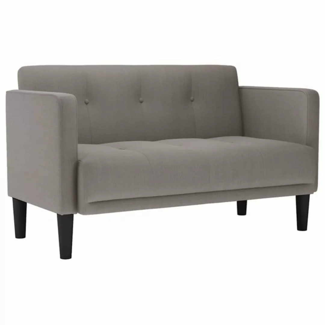 vidaXL Sofa Zweisitzer-Sofa Taupe 111 cm Stoff günstig online kaufen