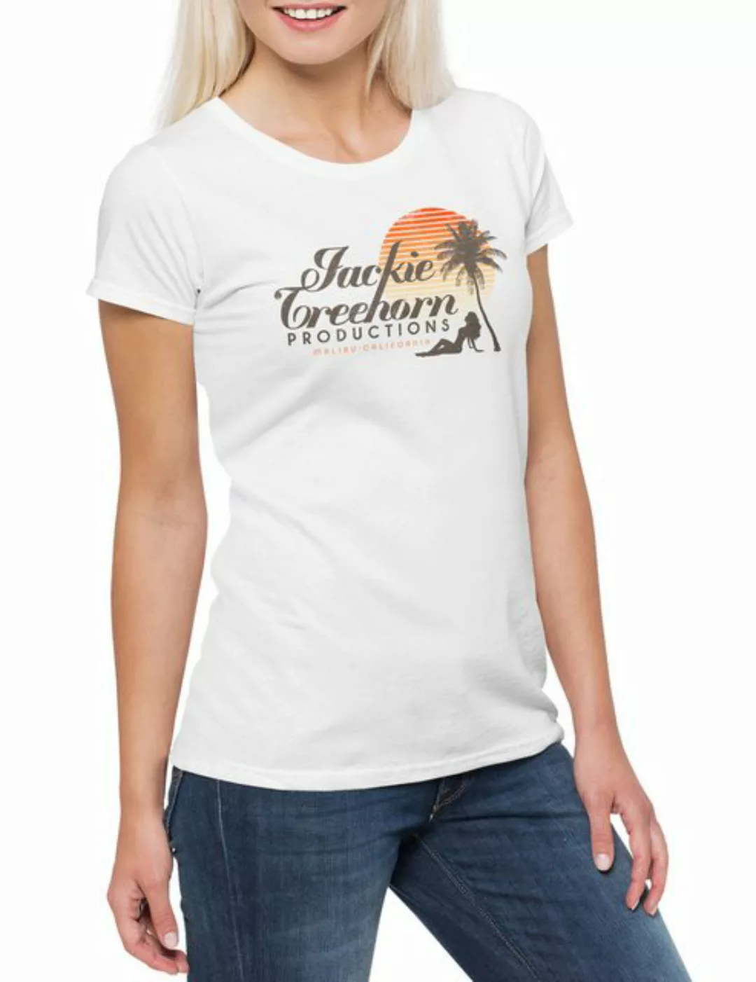 Urban Backwoods Print-Shirt Jackie Treehorn Productions Damen T-Shirt Der T günstig online kaufen