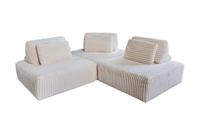 KAWOLA Sofa, Modulsofa Weicher Breitcord, versch. Ausführungen und versch. günstig online kaufen