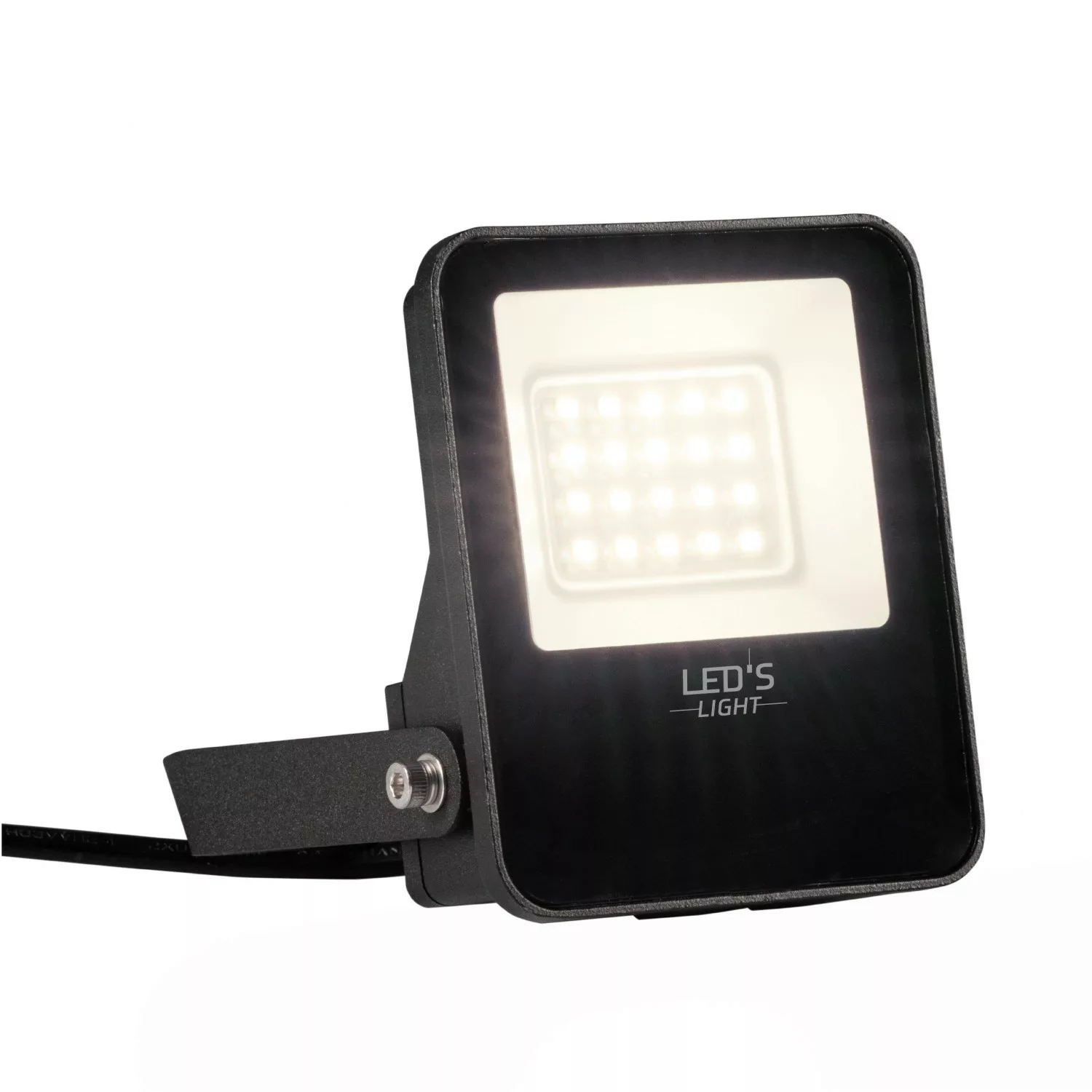 LED's Work Strahler 10 W 1.200 lm 4.000 K IP65 Schwarz günstig online kaufen