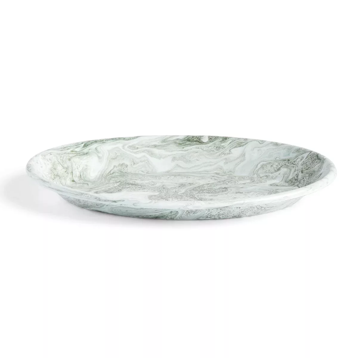 HAY - Soft Ice Servierteller oval - grün/LxB 31,5x21,5cm günstig online kaufen