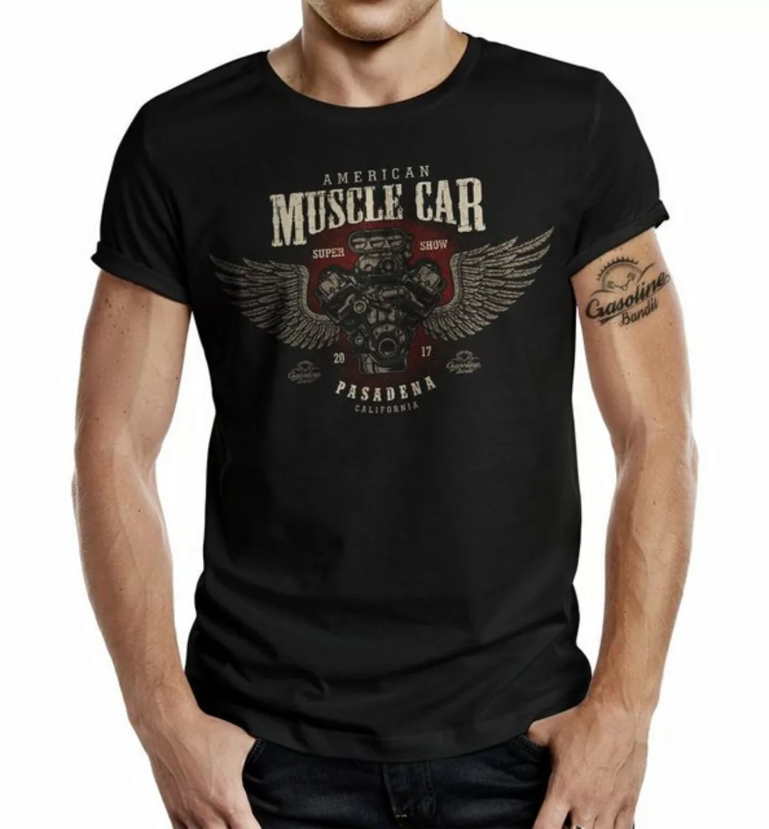 GASOLINE BANDIT® T-Shirt für US Muscle Car Fans: Super Show Pasadena günstig online kaufen