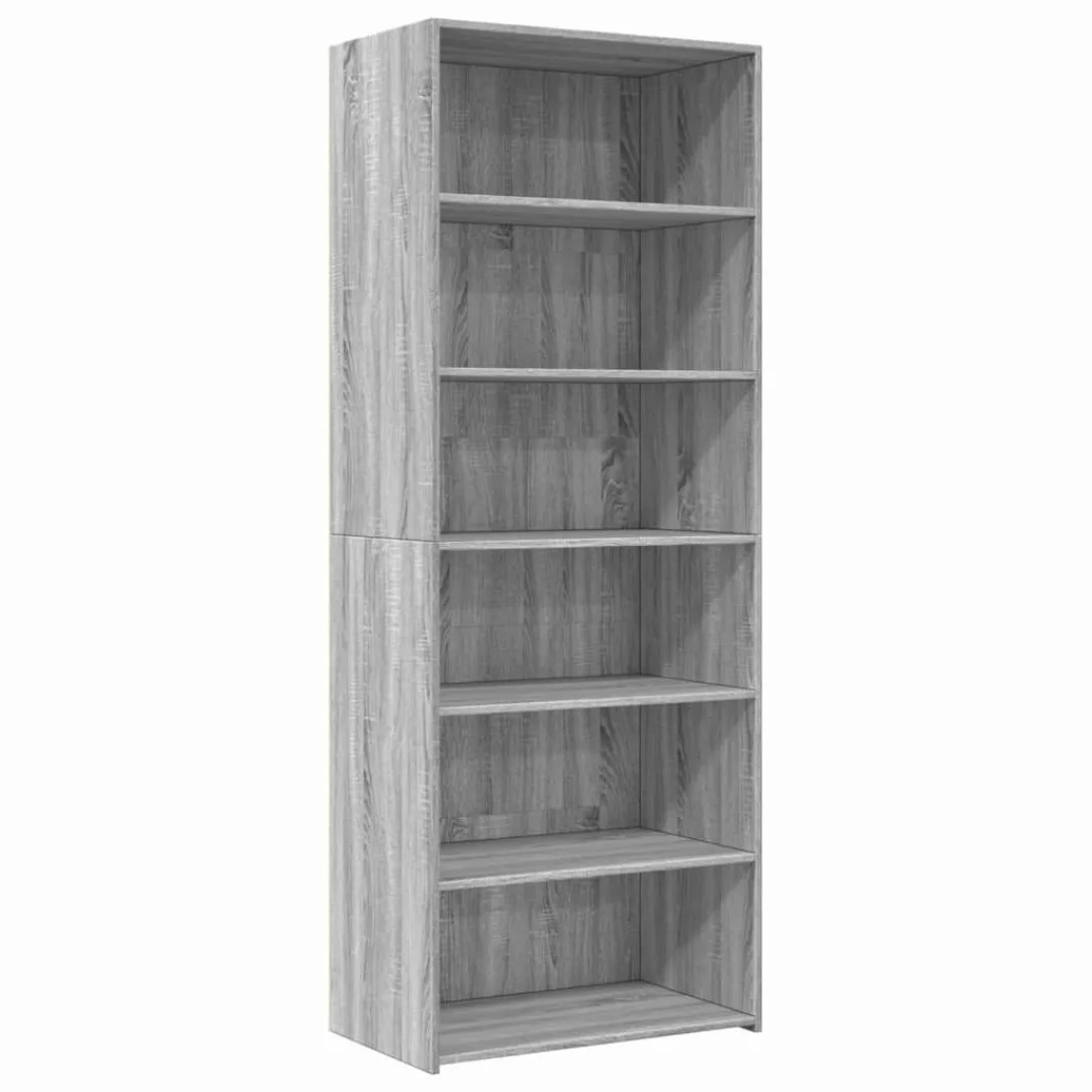 vidaXL Highboard Highboard Grau Sonoma 70x41x185 günstig online kaufen