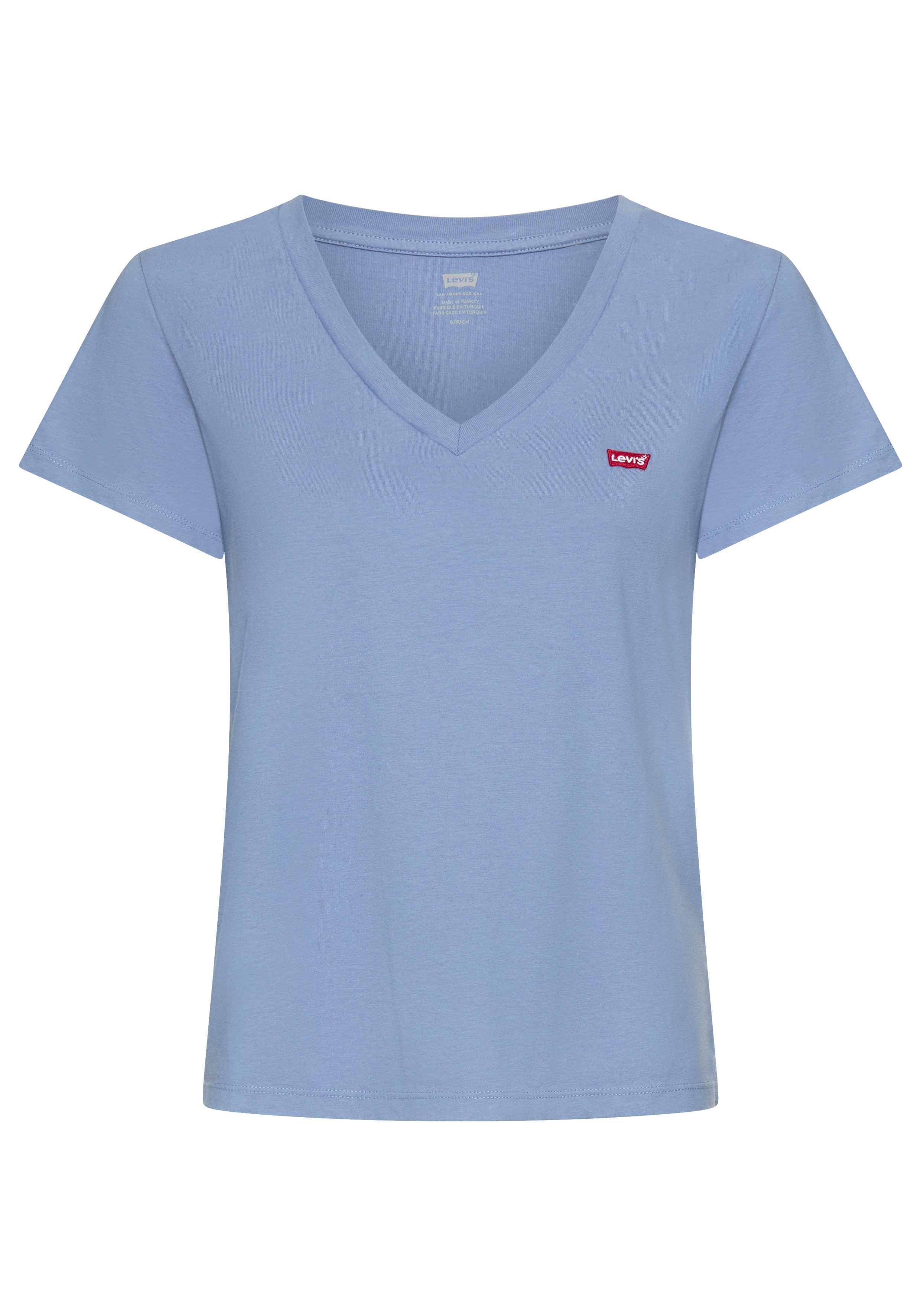 Levis V-Shirt "Perfect Tee", mit kleinem Batwing- Logo günstig online kaufen