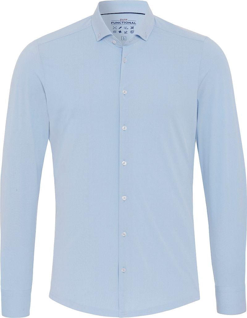 Pure Shirt Hellblau - Größe 44 günstig online kaufen