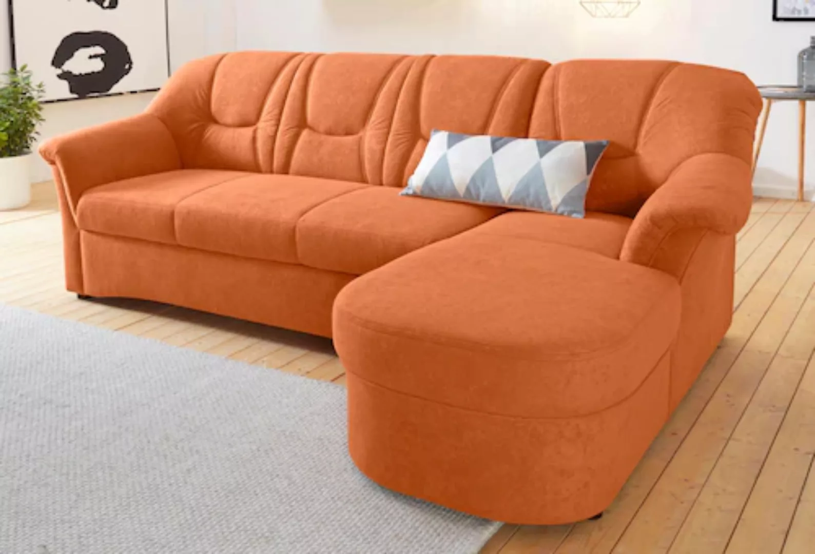 DOMO collection Ecksofa Sarafina L-Form, wahlweise mit Bettfunktion, option günstig online kaufen