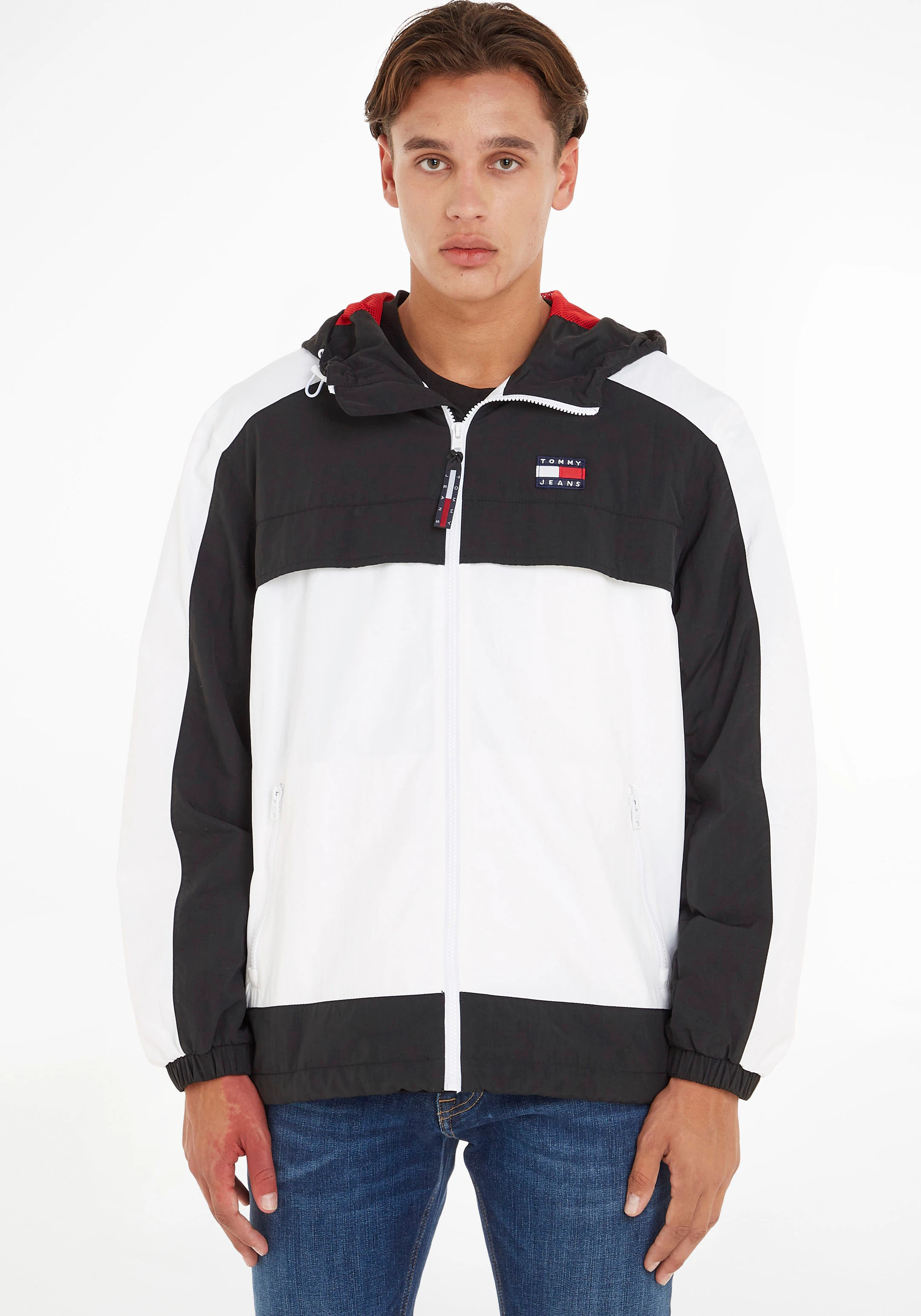 Tommy Jeans Windbreaker "TJM CLBK CHICAGO WINDBREAKER", mit Kapuze, im colo günstig online kaufen