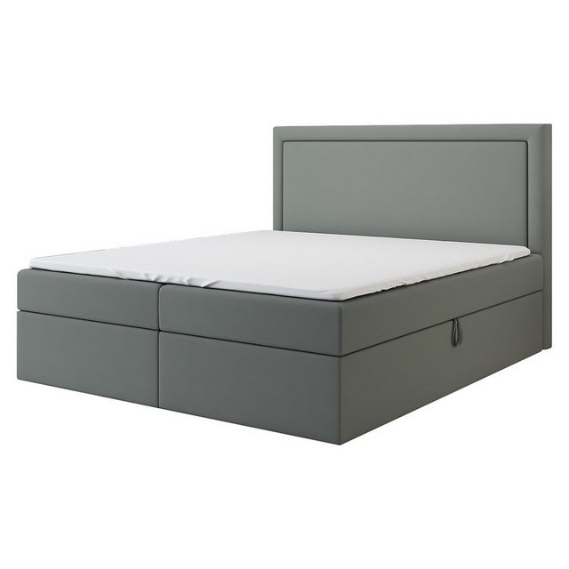 A&J MöbelLand GmbH Boxspringbett FRODI mit 2 Bettkästen und Topper. günstig online kaufen