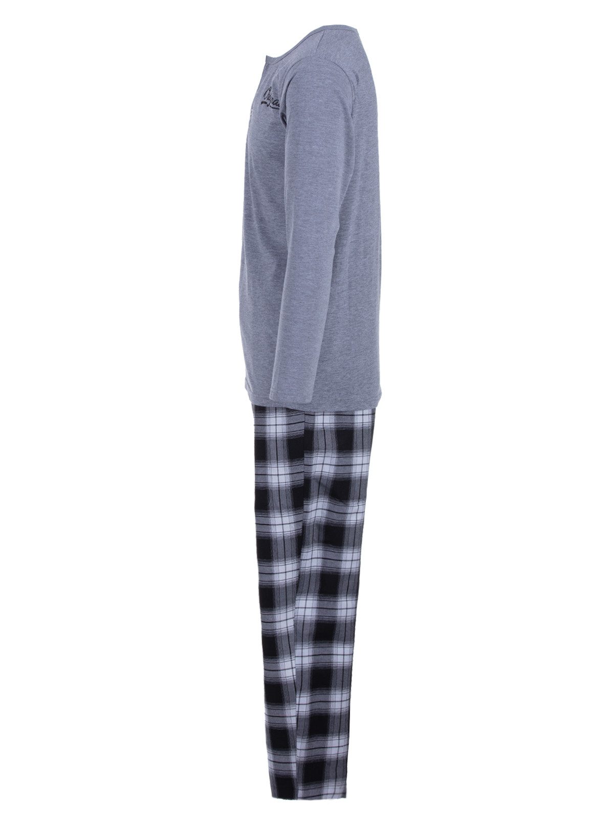 Henry Terre Schlafanzug Pyjama Set Langarm günstig online kaufen