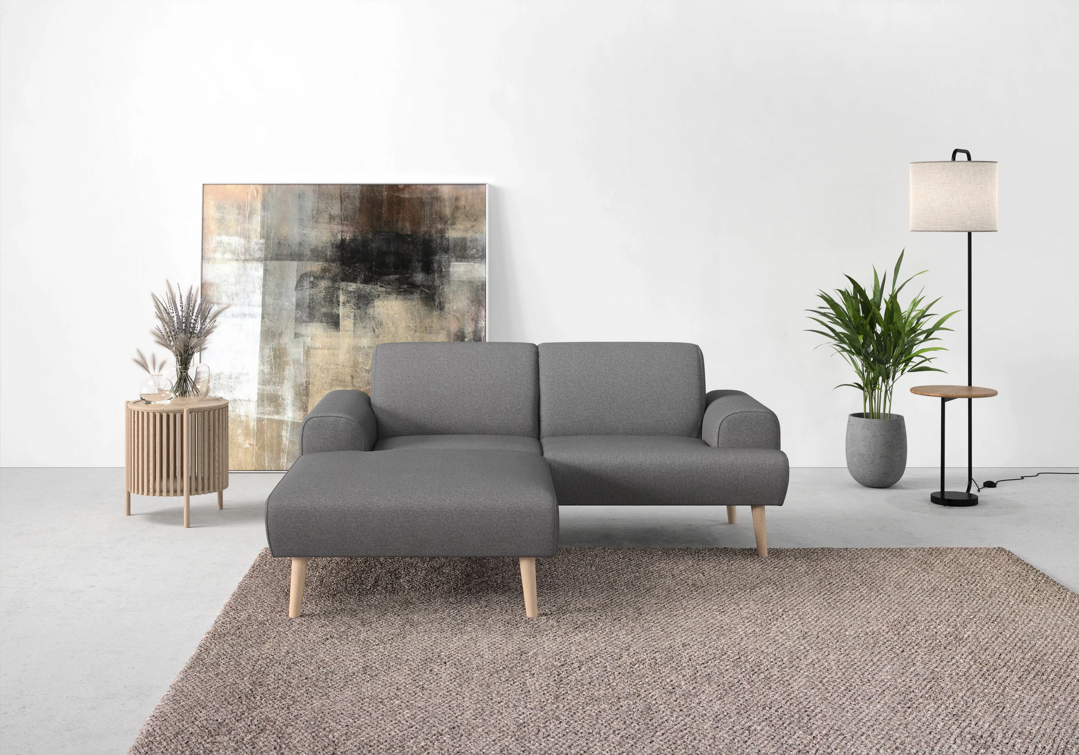 andas Ecksofa "Swift Scandic Design, komfortabler Federkern, Breite 192cm, günstig online kaufen