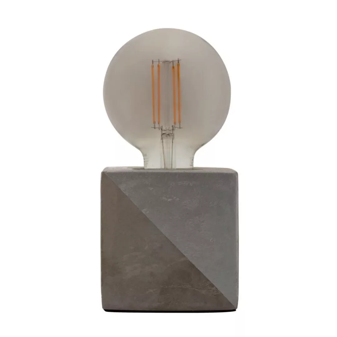 Pauleen Silver Jewel Tischleuchte mit Beton-Sockel günstig online kaufen