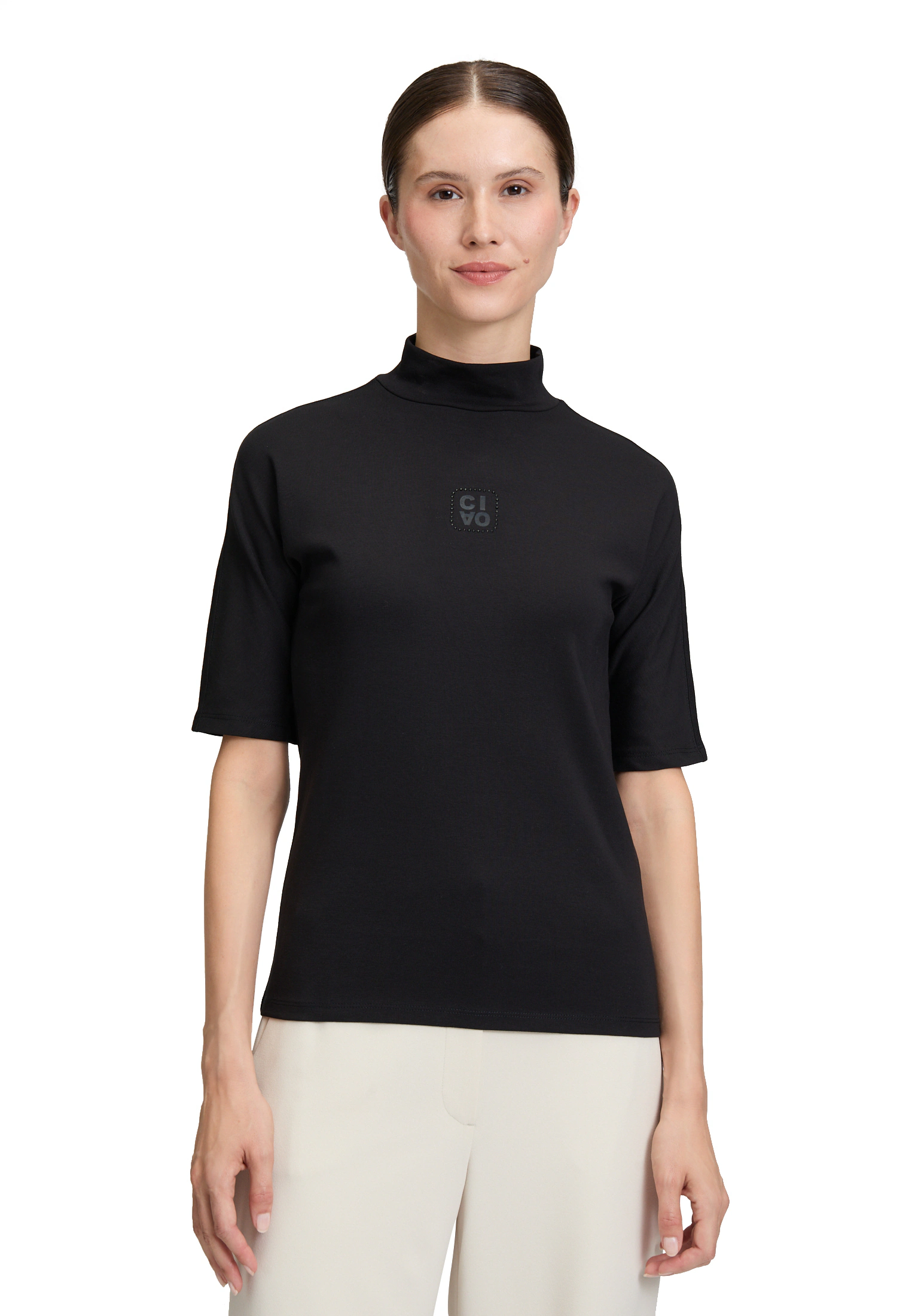 Betty Barclay Kurzarmshirt "Betty Barclay Damen Rollkragenshirt mit Stehkra günstig online kaufen