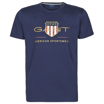 Gant T-shirt Logo Grau  - Größe XL günstig online kaufen