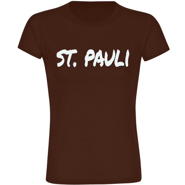 multifanshop T-Shirt Damen St. Pauli - Textmarker - Frauen günstig online kaufen