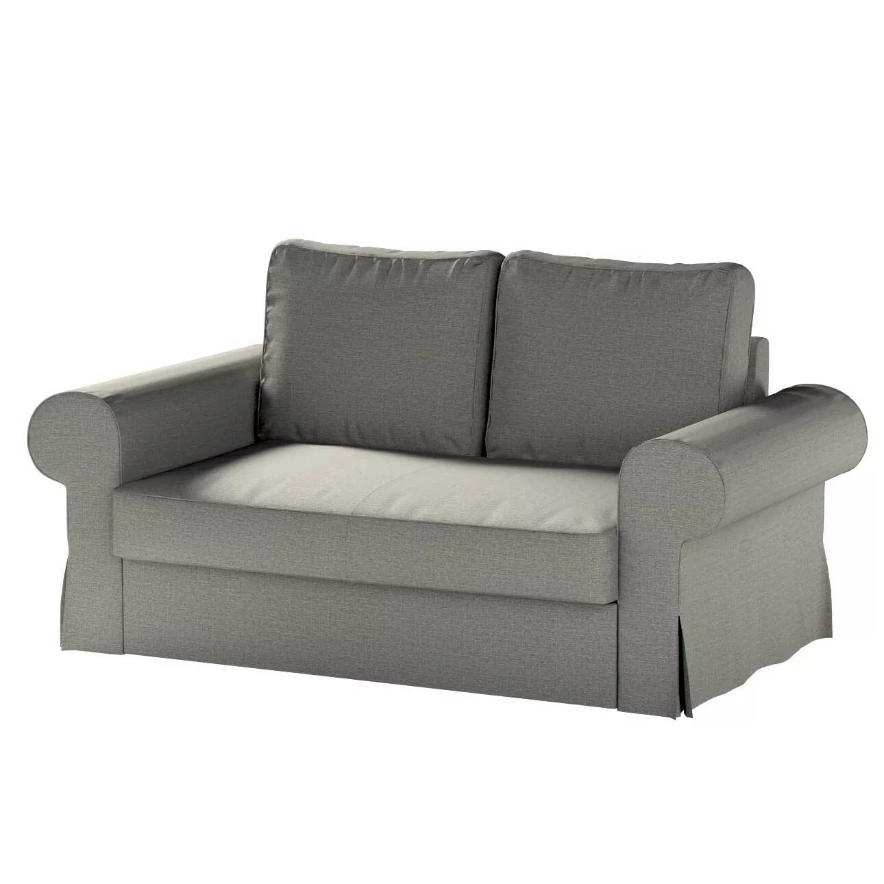 Bezug für Backabro 2-Sitzer Sofa ausklappbar, grau, Bezug für Backabro 2-Si günstig online kaufen