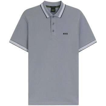 BOSS  Poloshirt Paddy Piqué Polo Shirt Grey günstig online kaufen