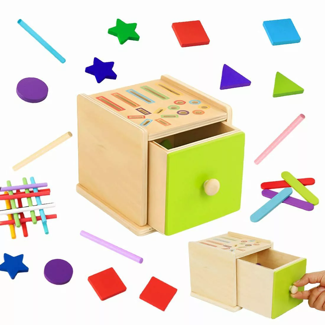 CLTYQ Lernspielzeug Lernspielzeug Montessori Spielzeug Kleinkind günstig online kaufen