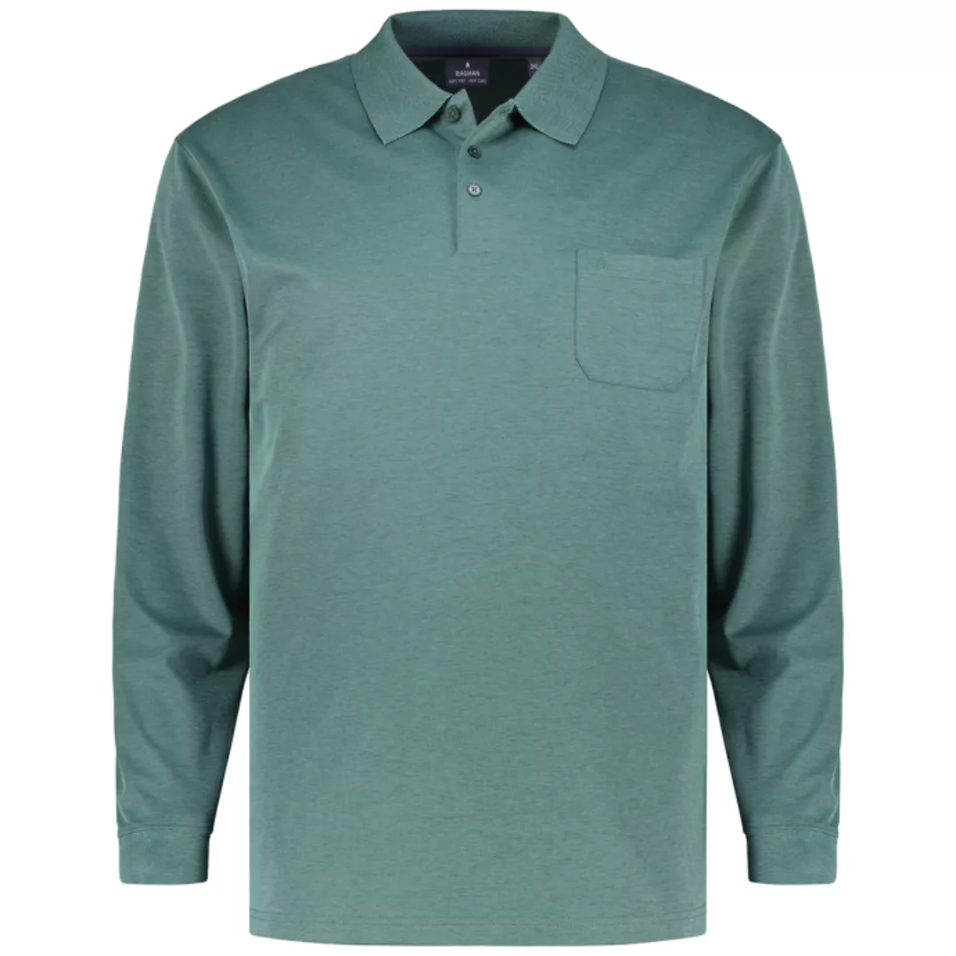 RAGMAN Pflegeleichtes Poloshirt "Soft Knit", langarm günstig online kaufen