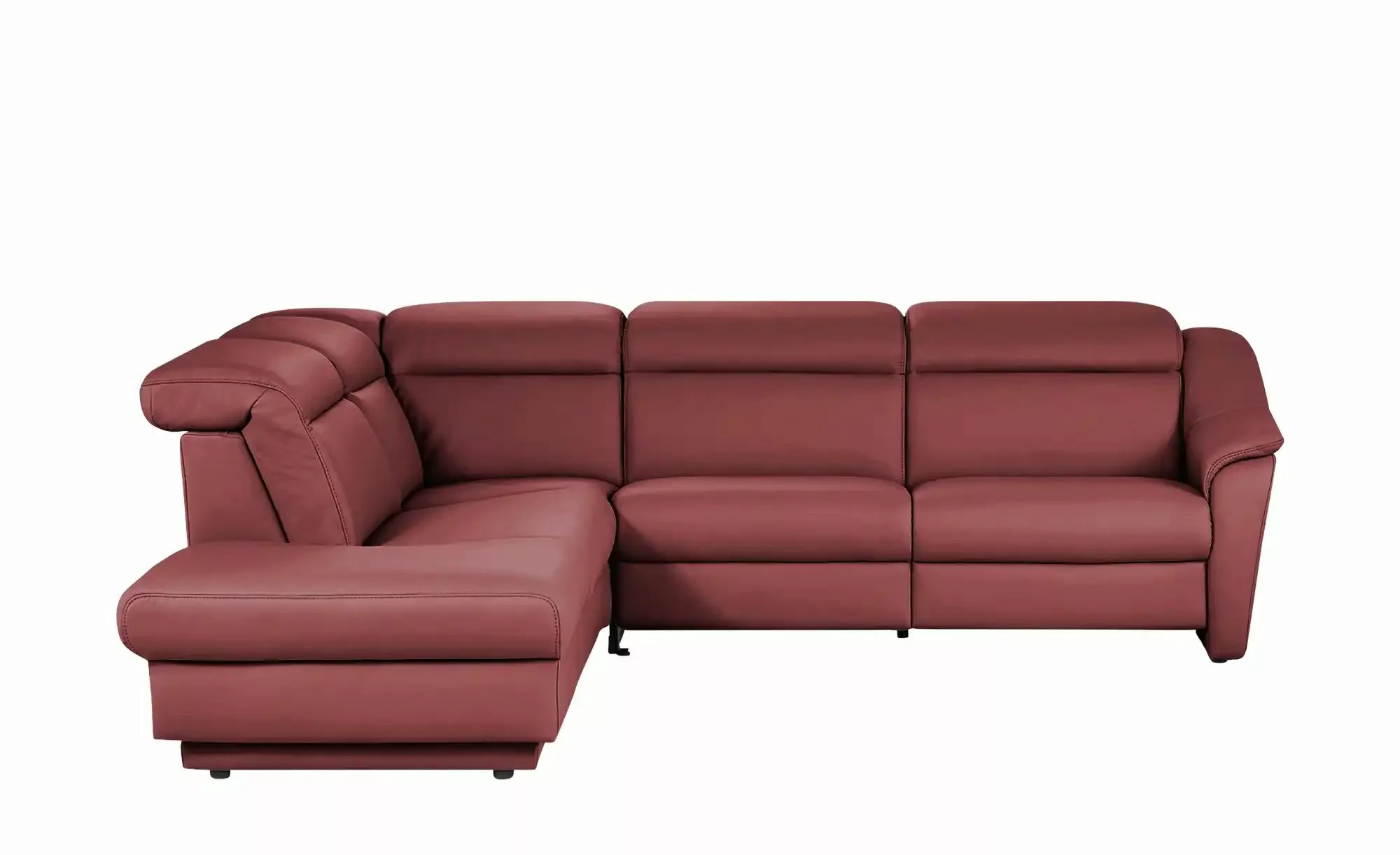 himolla Ecksofa Leder  9707 ¦ rot ¦ Maße (cm): B: 275 H: 84 T: 245.0 Polste günstig online kaufen