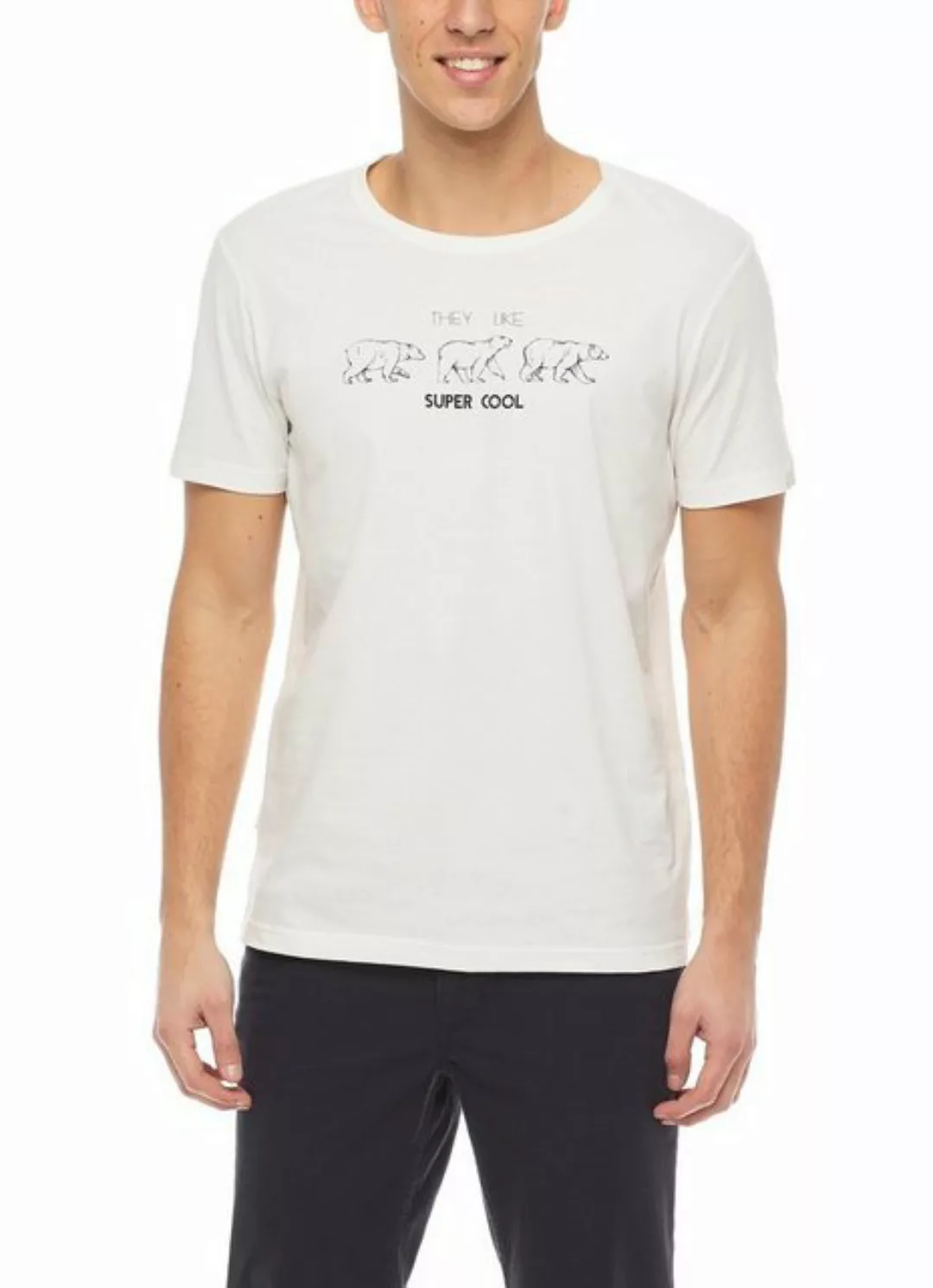 Ragwear T-Shirt Eisbär Super Cool Rezy Organic White günstig online kaufen