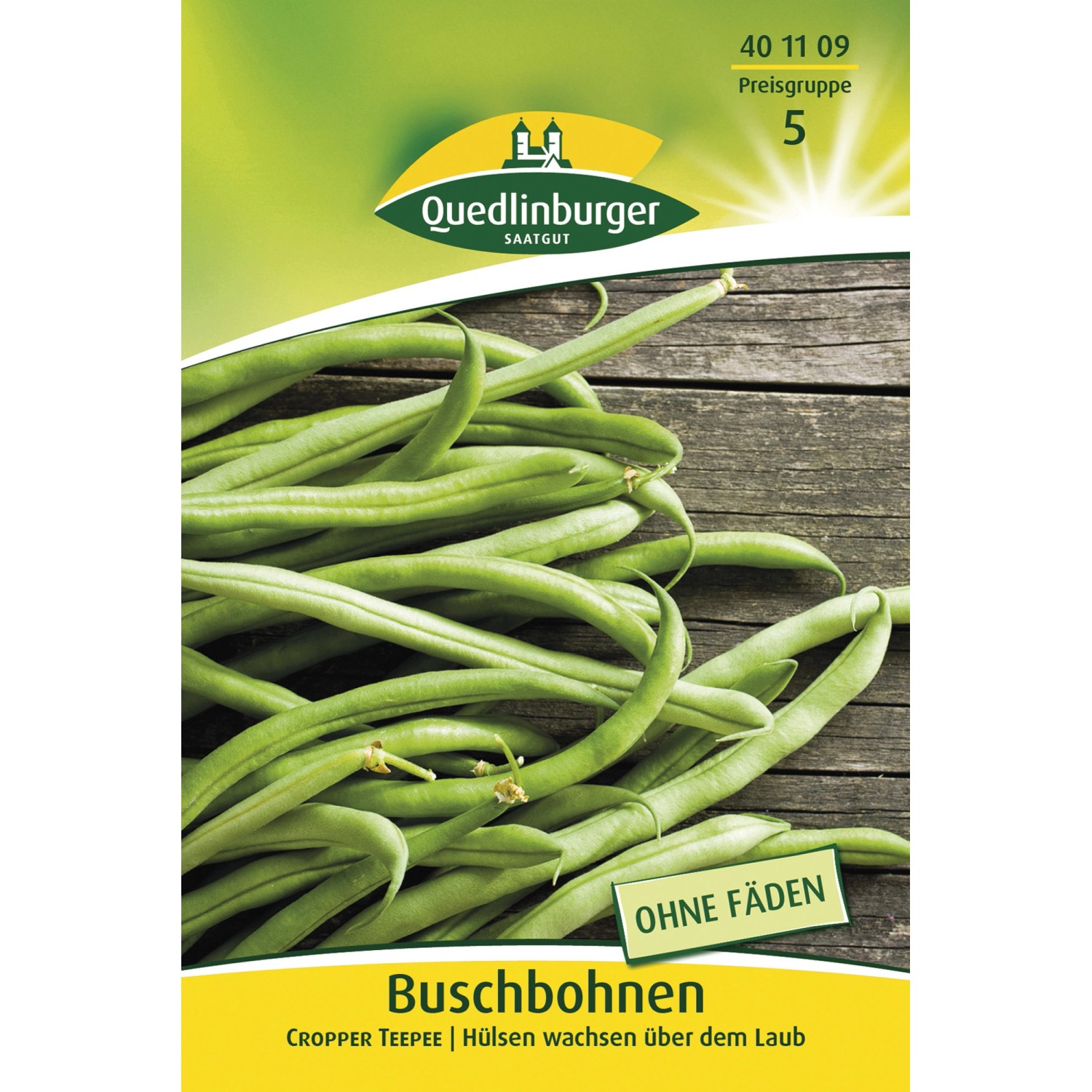 Quedlinburger Buschbohnen ''Cropper Teepee'' günstig online kaufen