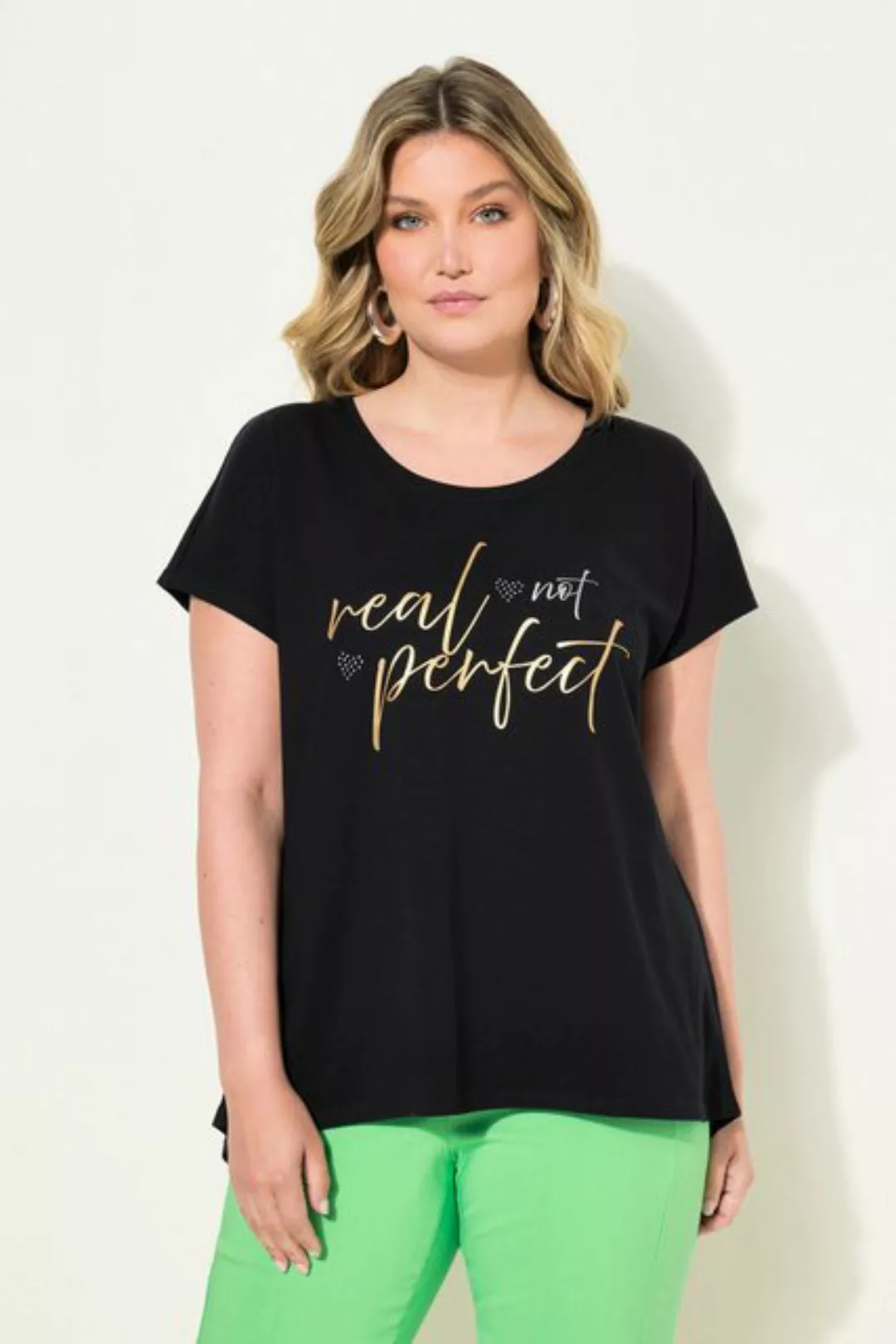 MIAMODA Rundhalsshirt T-Shirt oversized Statement-Druck günstig online kaufen