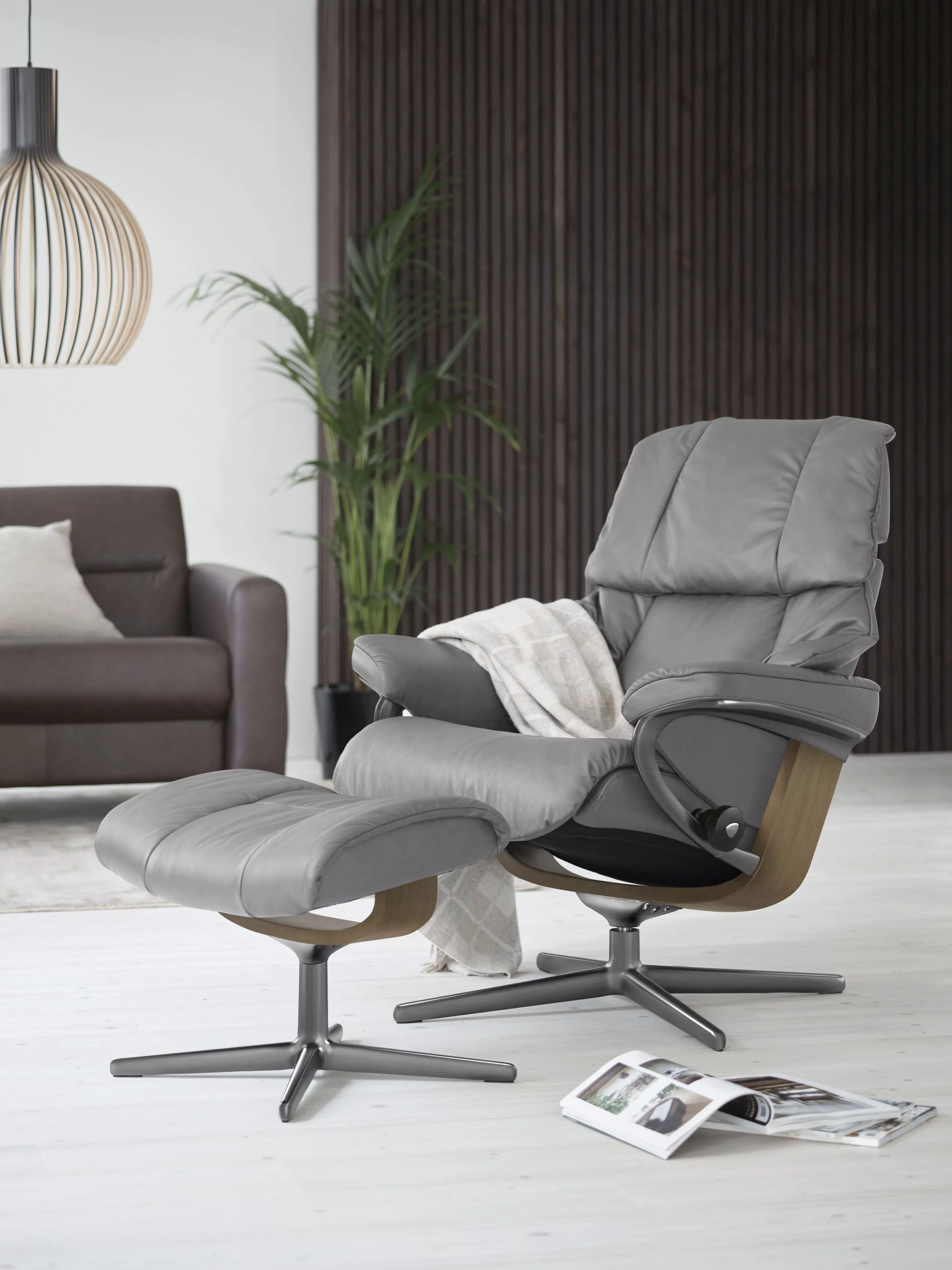 Stressless® Relaxsessel »Reno«, (Set, Relaxsessel mit Hocker), mit Hocker, günstig online kaufen