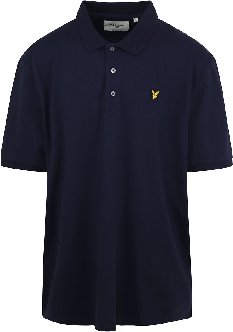 Lyle und Scott Poloshirt Marine - Größe 4XL günstig online kaufen