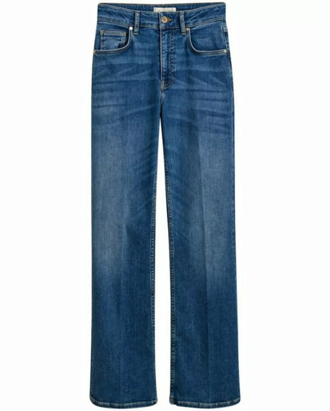 Gant 5-Pocket-Jeans Slim-Jeans mit Bügelfalte günstig online kaufen