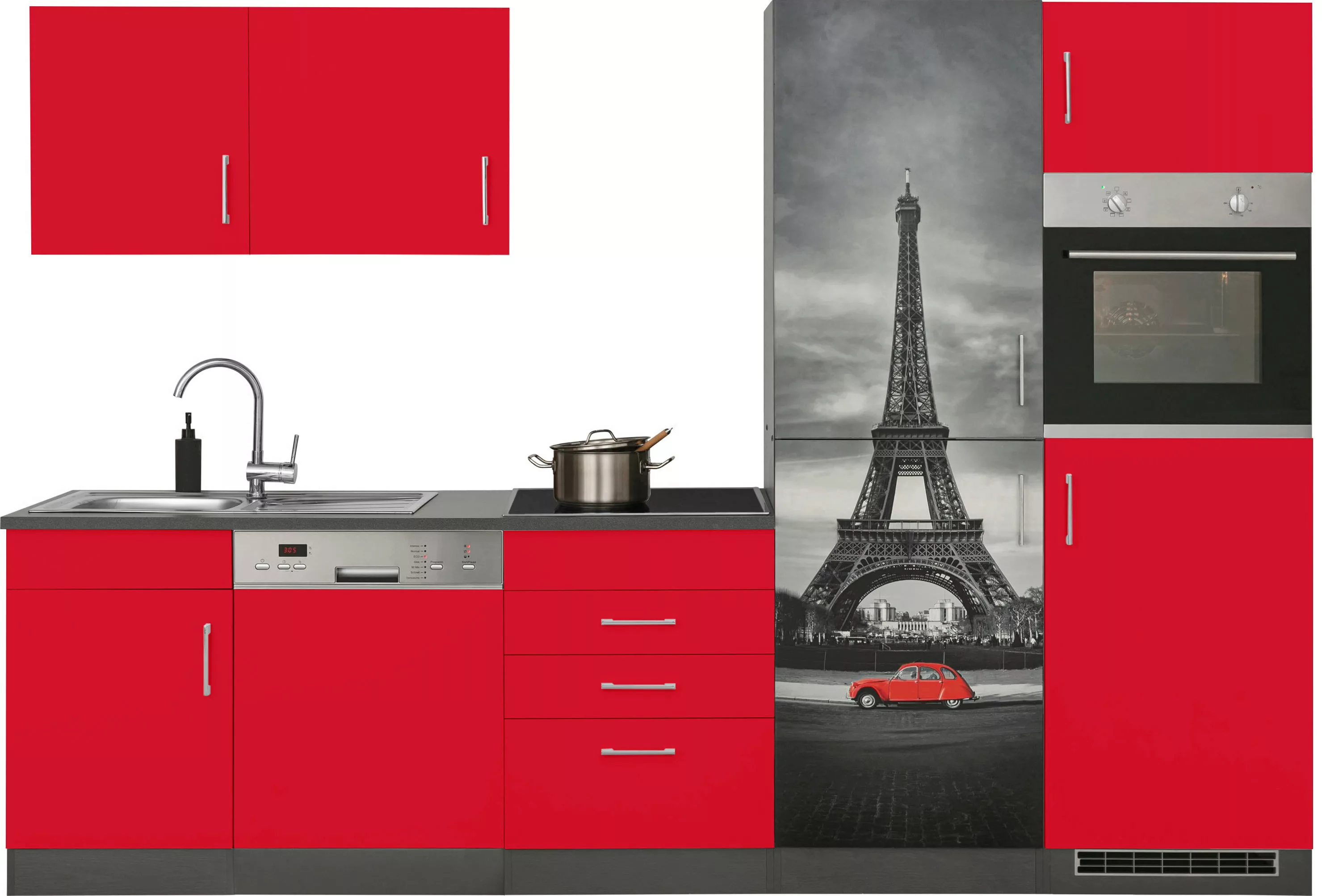 KOCHSTATION Küchenzeile "KS-Paris", ohne E-Geräte, Breite 290 cm günstig online kaufen