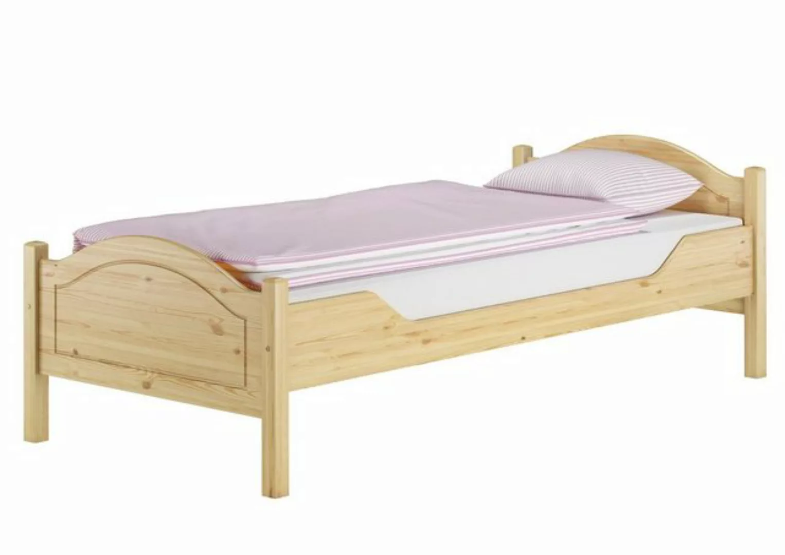 ERST-HOLZ Einzelbett Überlanges Einzelbett 90x220 Kiefer Massivholz Landhau günstig online kaufen