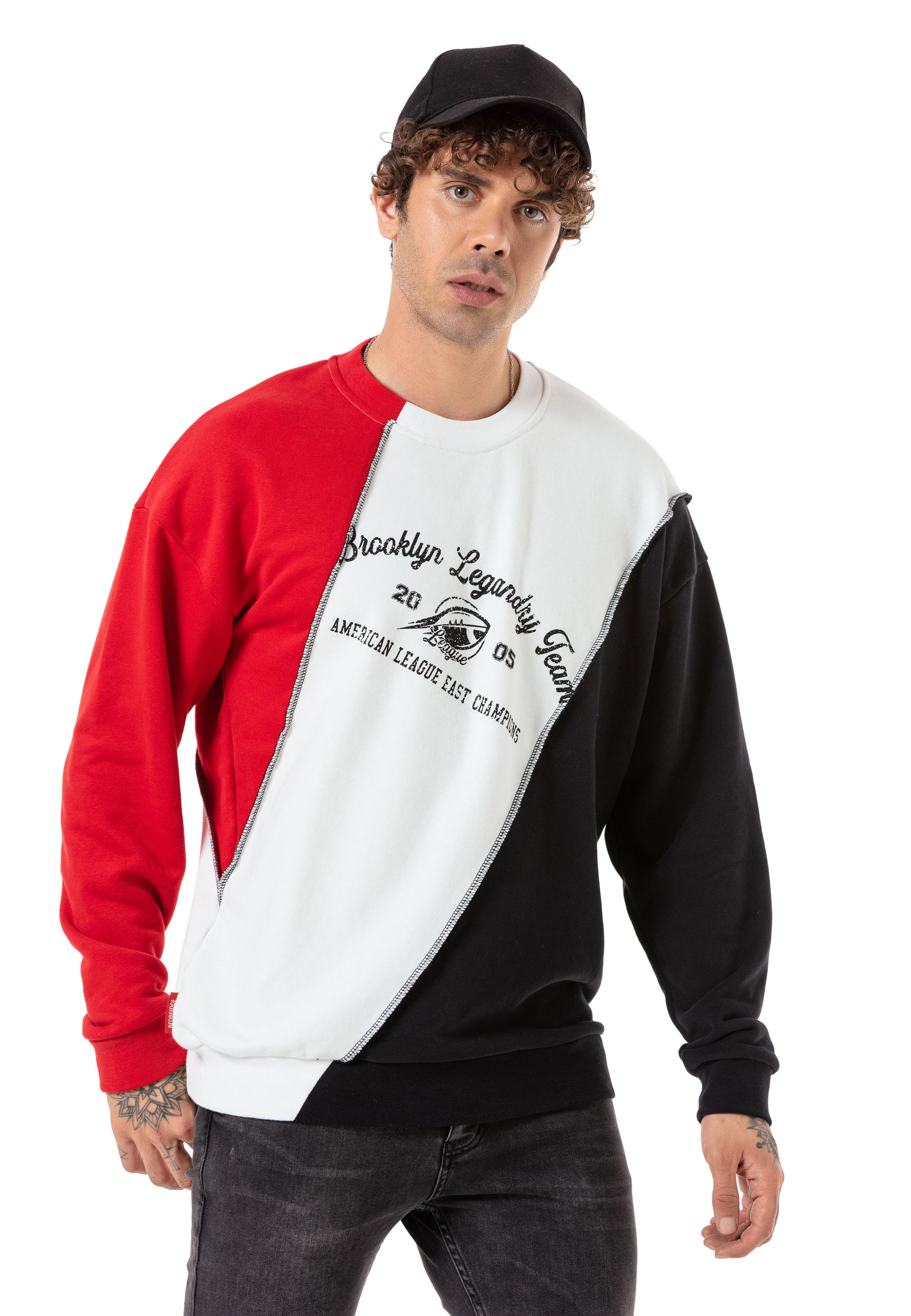 RedBridge Sweatshirt "Aylesbury", im trendigen Color-Blocking-Design günstig online kaufen