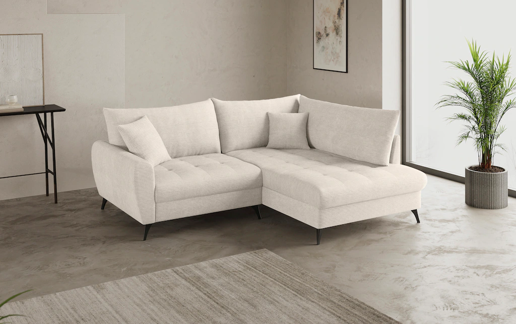 Mr. Couch Ecksofa "Blackburn II, L-Form", Mit Kaltschaumpolsterung bis 140 günstig online kaufen